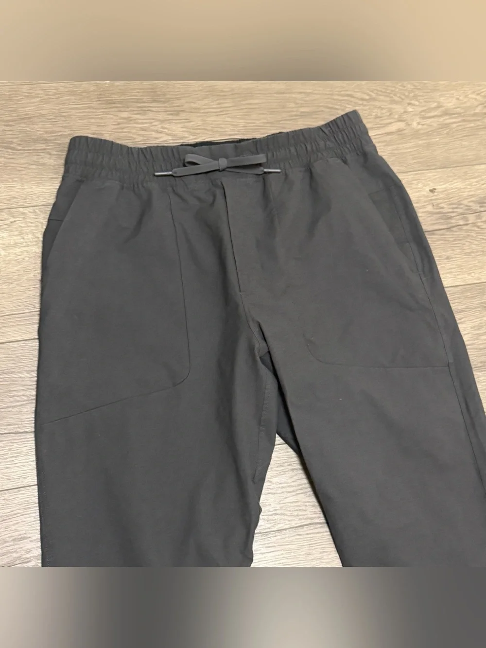 Lululemon Men's ABC Jogger Canvas Graphite Grey Drawstring Sz Large M5951S